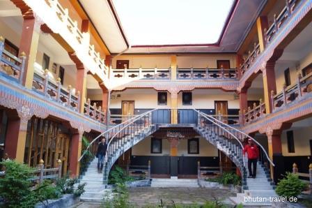 03 Der Innenhof vom Hotel Wangchuk