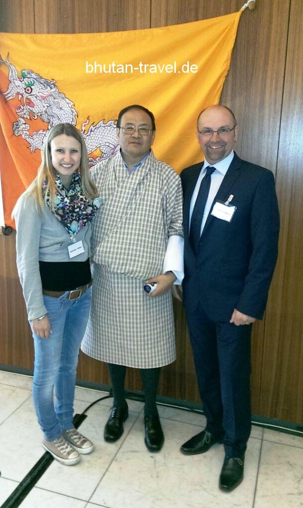 Botschafter Treffen Bhutan Tag